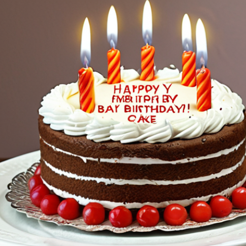 Home 18 **
Prompt: A humorous scene of a birthday cake with a badly translated message written on it. The cake looks slightly off, and the overall tone is lighthearted and amusing, emphasizing the pitfalls of relying on cheap online translation services. Capture the essence of a translation gone wrong in a funny way.
**