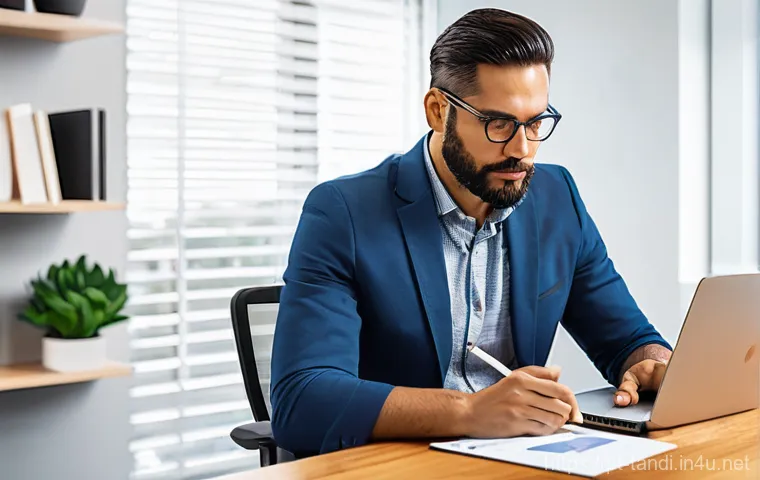 통번역사 프리랜서 통역사 관리 - **Prompt:** A vibrant, highly detailed illustration depicting a Brazilian female professional transl...